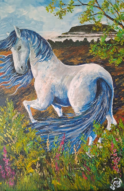 An Each Bán / The White Horse